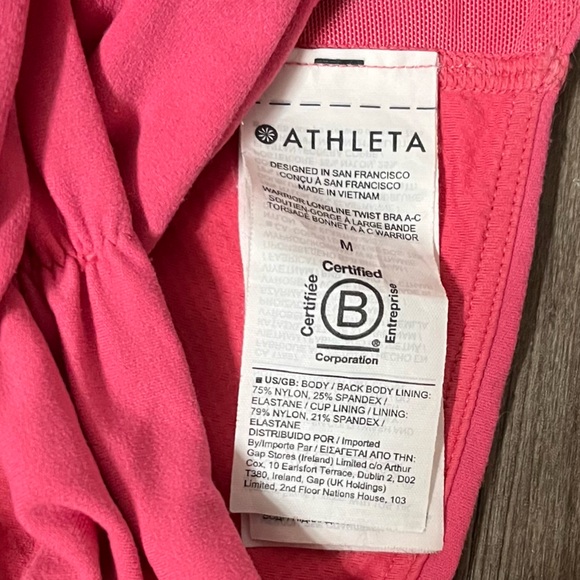 Athleta Twist Back Sports Bra - Picture 2 of 3